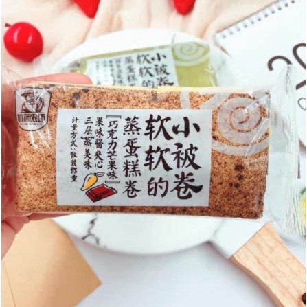 Bánh Bông Lan Tươi Nhân Kem cuộn Trà Xanh / Dâu / Xoài