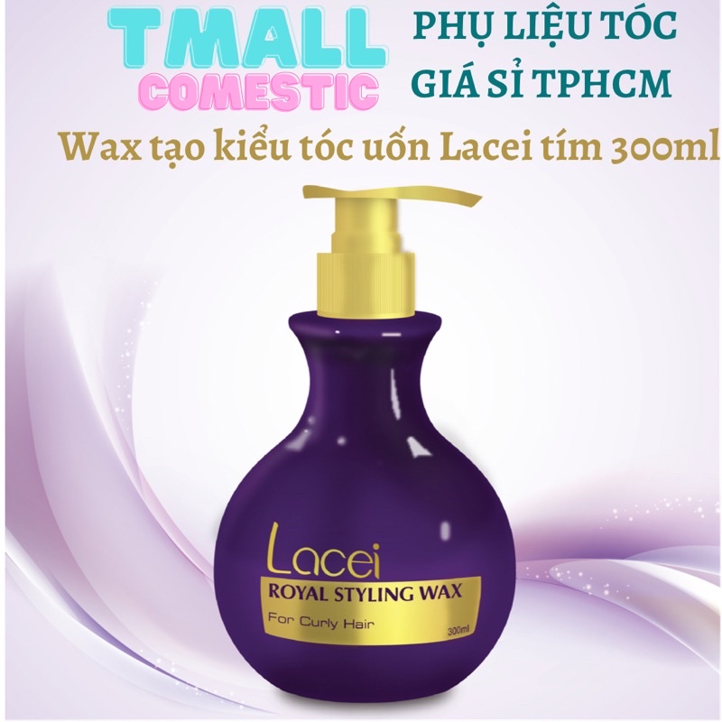 Wax tạo kiểu tóc uốn lacei tím 300ml