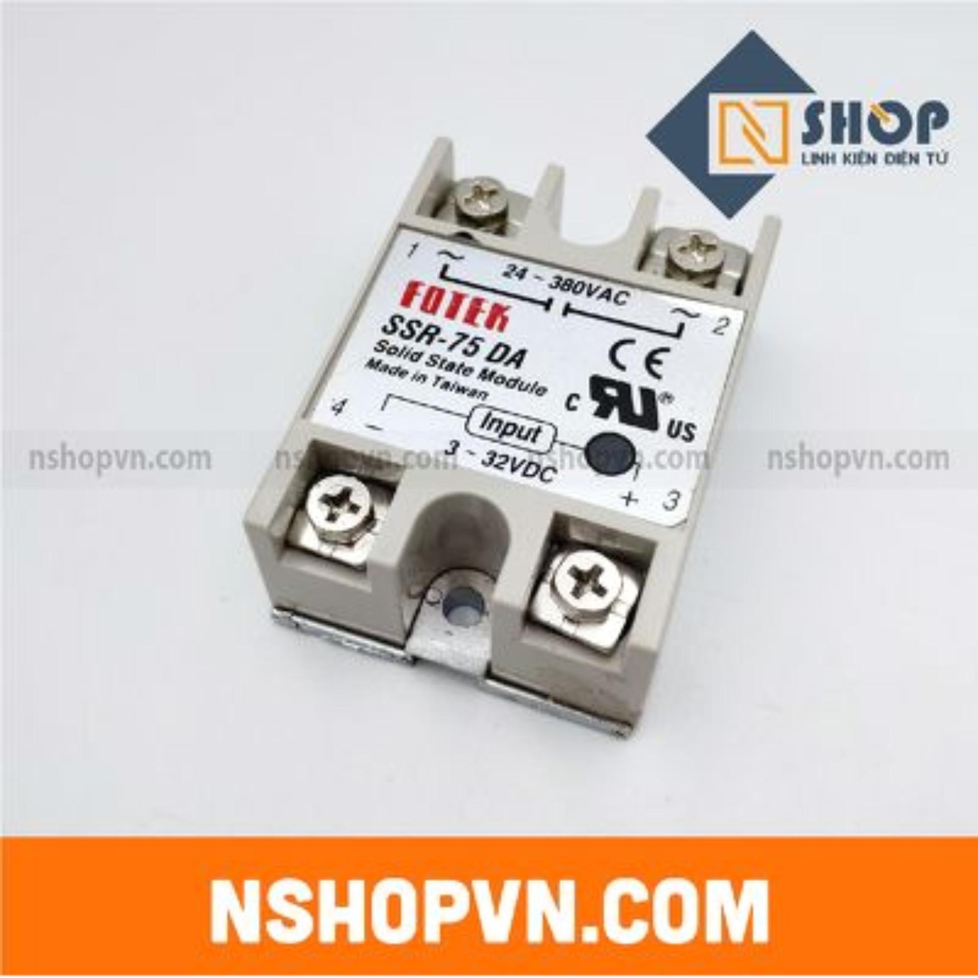 Relay rắn SSR-75 DA Fotek (Made in Taiwan)