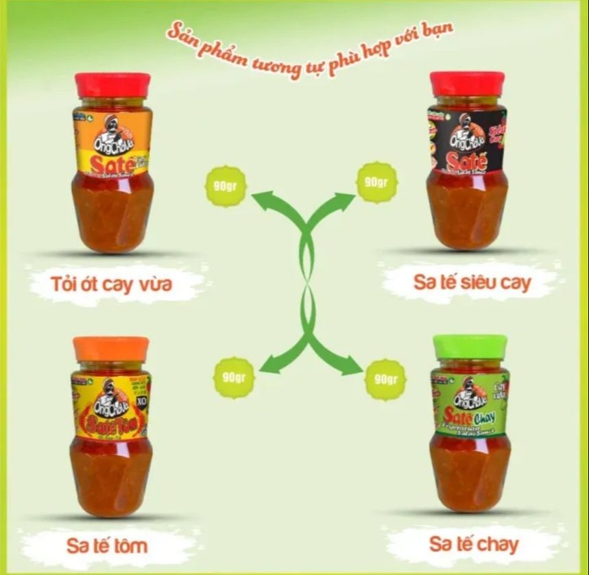 ( HCM ) Combo 2 hủ  Sa tế siêu cay ông chà và 90g
