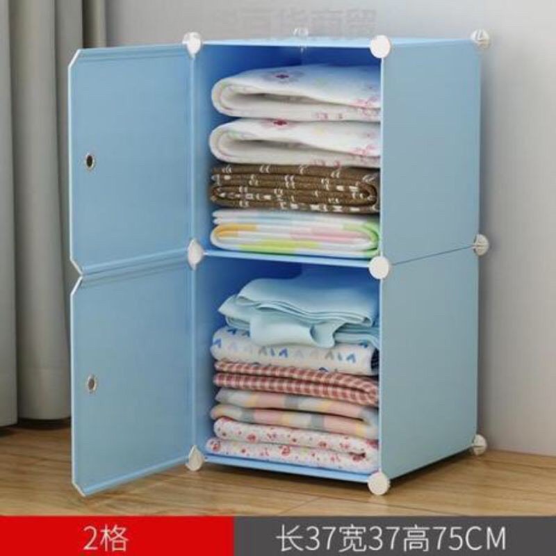 (MẪU MỚI) Tủ Nhựa  ghép 2 ô (Chọn theo phân loại)