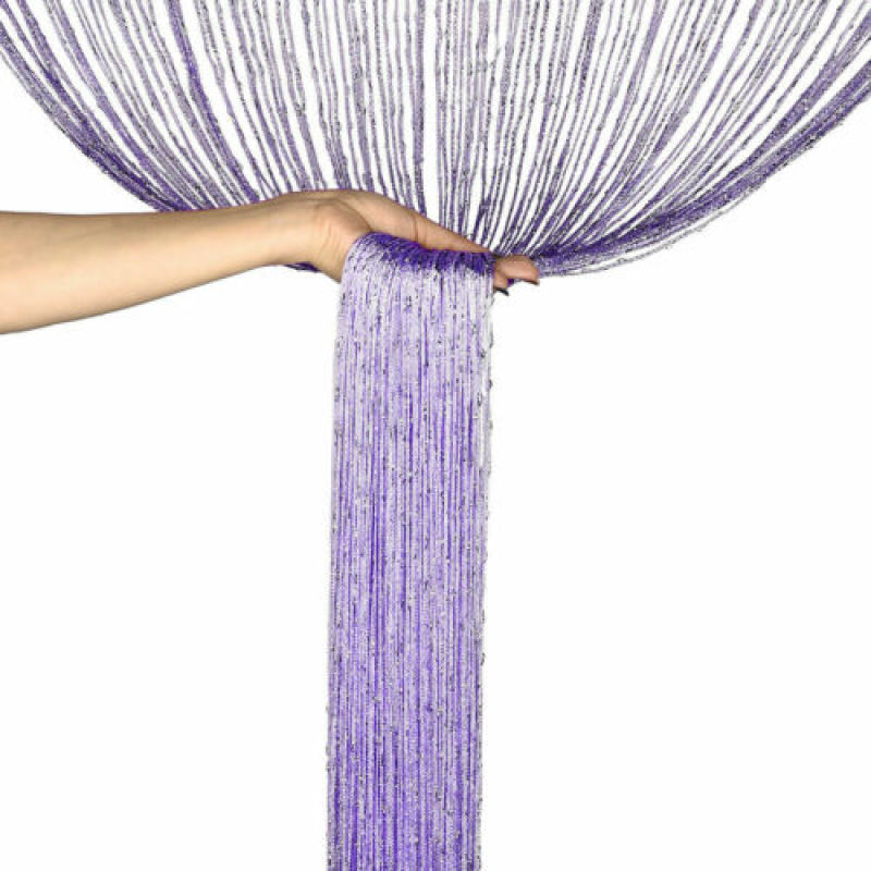 Combo 2 rèm cửa sổ 3mx3m sợi dù đính kim tuyến trang trí, rèm ngăn phòng, mành cửa đẹp, rèm ngăn giường trong spa cao cấp, rèm trang trí tiệc cưới