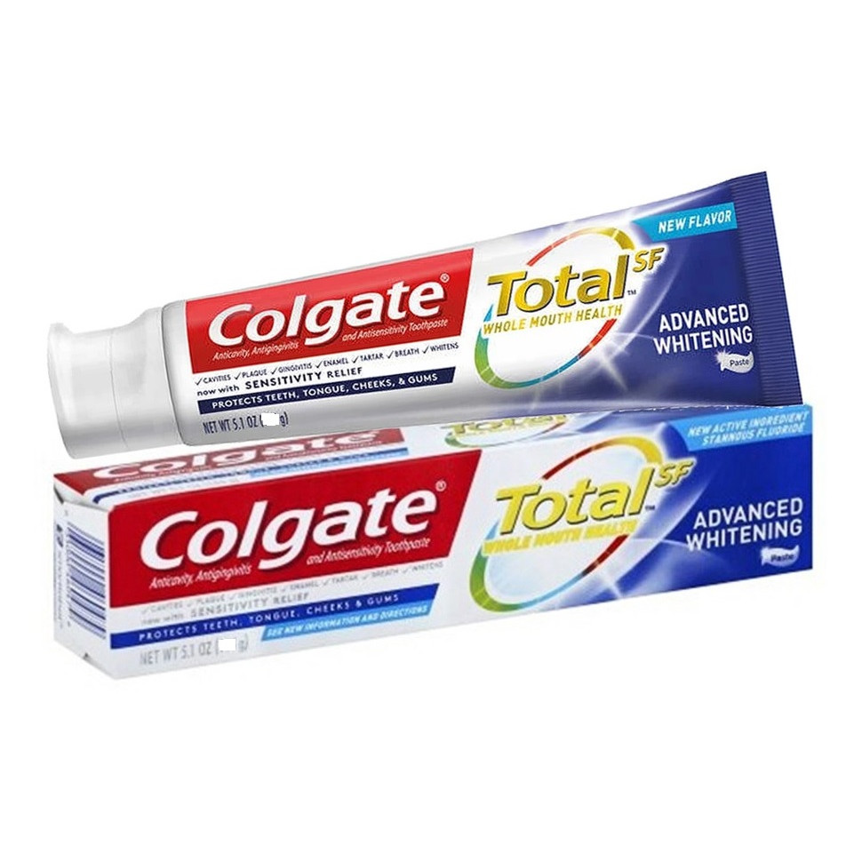 Kem Đánh Răng Colgate Total Advanced Whitening 181g - Mỹ