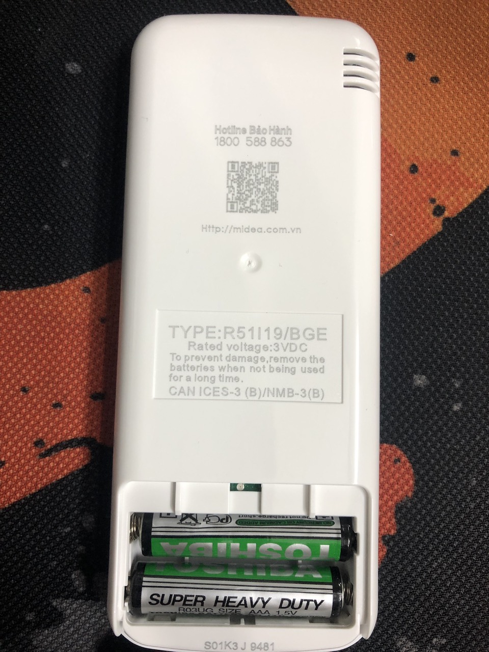 REMOTE MÁY LẠNH MIDEA - ĐIỀU KHIỂN ĐIỀU HÒA  MIDEA