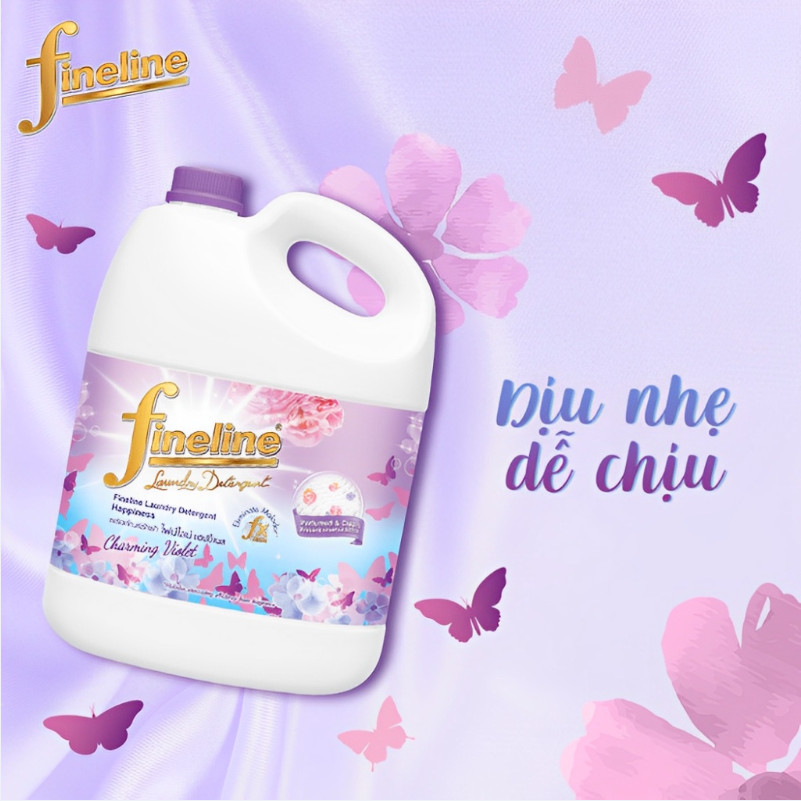 Nước Giặt Fineline Thái Lan Can 3000ml Nước giặt xả quần áo Công ty Đại Thịnh.//