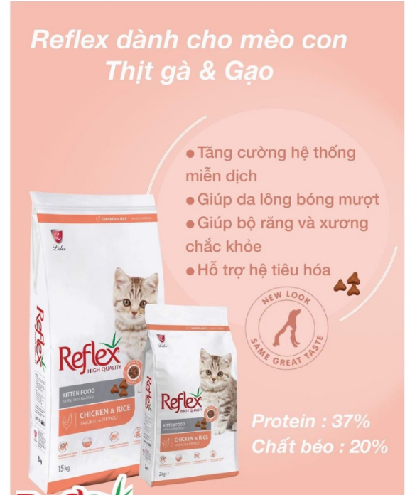 Reflex 15kg - Hạt thức ăn cho mèo Adult