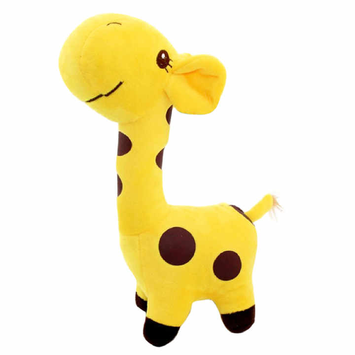 18cm Cute Giraffe Soft Plush Toy Animal Doll for Baby Kid Birthday Party Christmas Gift Yellow