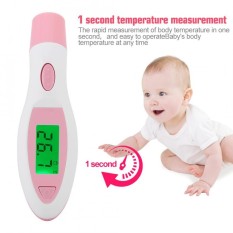 Bé Trưởng Thành MÀn HÌnh Kỹ Thuật Số Lcd Tai/trán Không Tiếp Xúc Nhiệt Kế Hồng Ngoại Đo Nhiệt Độ-Intl By Beautytop