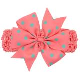 Băng đô handmade phong cách châu Âu AHBĐ5 mầu cam phụ kiện tóc cho bé thêm yêu