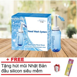 Bình rửa mũi Nasal wash Waterpulse + Tặng hút mũi Nhật Bản đầu silicon thumbnail