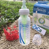 Bình sữa DR. BROWN Option cổ hẹp 250ml chính hãng