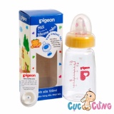 Bình sữa Pigeon 120ml nhựa PP có hình