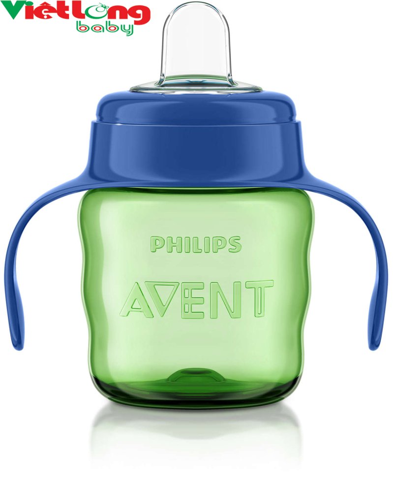 [HCM]Bình tập uống Philips Avent 6M+ SCF551 200ml (xanh)