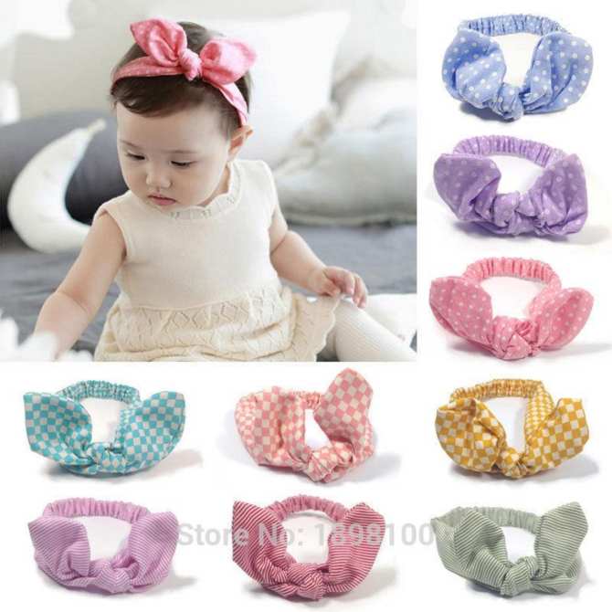 Bộ 02 turban - Băng đô cho bé Bộ 02 turban - Băng đô cho bé