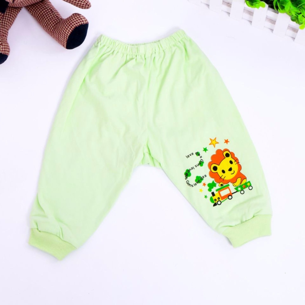Bộ 10 quần dài in hình thú cho bé ( size số 1)