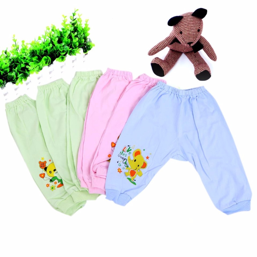 Bộ 10 quần dài in hình thú cho bé