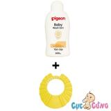 Bộ 1 Sữa tắm gội Pigeon vàng 200ml + nón tắm cho bé - sua tam goi