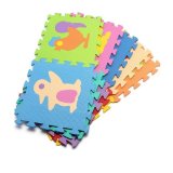 Bộ 10 tấm thảm xốp lót sàn cho bé hình con thú