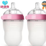 Bộ 2 bình sữa Comotomo 250ml (Hồng)