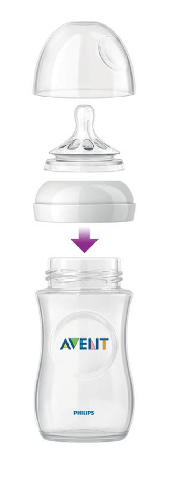 Bộ 2 bình sữa Philips Avent PP mô phổng tự nhiên 125ml