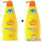 Bộ 2 chai sữa tắm gội wesser 500ml - cam - sua tam goi