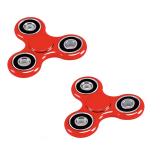 Bộ 2 Đồ Chơi Giúp Xả Stress Fidget Spinner (Đỏ)