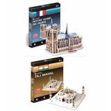 Bộ 2 đồ chơi xếp hình 3D Puzzle 02