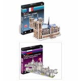 Bộ 2 đồ chơi xếp hình 3D Puzzle