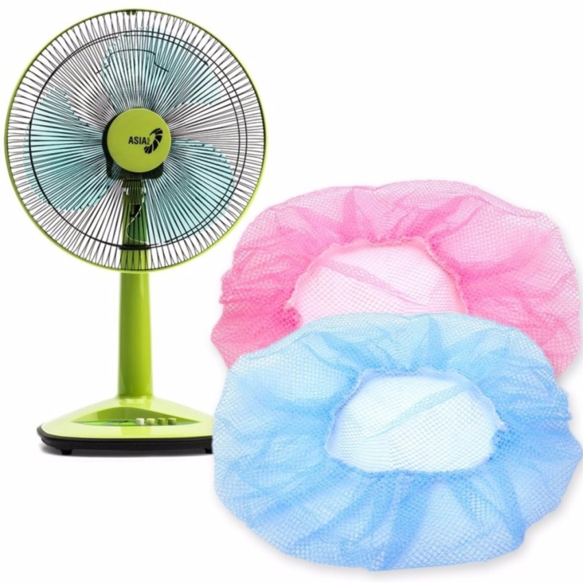 Bộ 2 Lưới Bọc Quạt (Xanh Hồng)