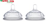 [HCM]Bộ 2 núm ti chảy chậm Comotomo (0-3 tháng)