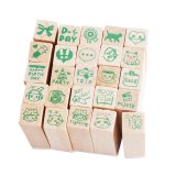 Bộ 25 con dấu Happy Life (gồm 25 con dấu)