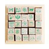 Bộ 25 con dấu Happy Life (gồm 25 con dấu)