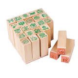 Bộ 25 con dấu Happy Life (gồm 25 con dấu)