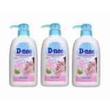 Bộ 3 Chai Nước rửa bình sữa Dnee 620ml