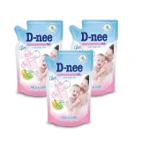 Bộ 3 túi nước rửa bình sữa D-nee x 400ml 