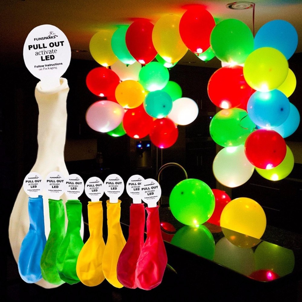 Bóng bay đèn led phát sáng nhiều màu sắc