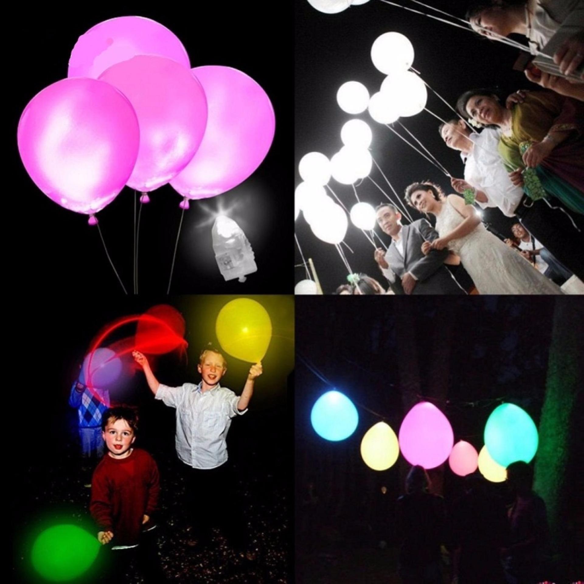 Bóng bay đèn led phát sáng nhiều màu sắc