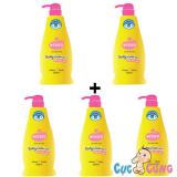 Bộ 5 chai sữa tắm gội wesser 500ml