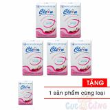 Bộ 5 Rơ lưỡi CleAn (rơ lưỡi hồng) 5 cái/ túi Tặng 1 Rơ lưỡi CleAn  5 cái/ túi