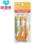 Bộ bàn chải đánh răng trẻ em Combi 114192 (Cam)