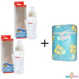 Bộ cặp Bình sữa Pigeon Streamline 250ml và Bình ủ sữa đôi Hello Baby