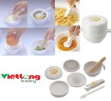 [HCM]Bộ chế biến ăn dặm kiểu Nhật Richell  RC53371 (8 món đồ dùng)