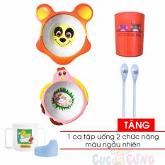 BÁO GIÁ BỘ 2 THÌA CÁN DÀI BÁO NHIỆT NUBY 4M | Shopee Lazada Sendo Tiki mới nhất 68 Bộ chén ăn hình gấu + 1 Tô cho bé tập ăn hình gà bằng nhựa - 37 + ly uống nước in hình + 2 muỗng cán dài cho bé Tặng 1 ca tập uống 2 chức năng màu ngẫu nhiên