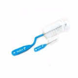 Bộ cọ rửa bình sữa và núm ti Upass xoay (Xanh)