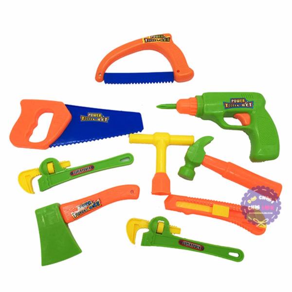 Bộ đồ chơi dụng cụ sửa chữa 9 món Tool Set bằng nhựa - ĐỒ CHƠI CHỢ LỚN