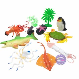 Bộ đồ chơi mô hình các loài sinh vật biển đại bằng nhựa thumbnail