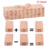 Bộ đồ chơi rút gỗ số 54 thanh(Kem)