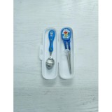 Bộ đũa thìa tiên dụng cho bé yêu hình Doraemon (thìa dẹt)