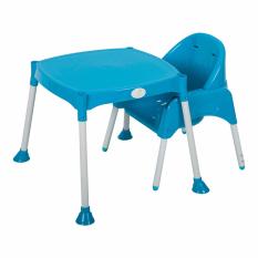 Bộ ghế ăn và bàn ăn cao cấp Babybum Xanh dương