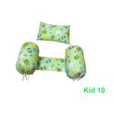 Bộ gối chặn cho bé berry Kid10 (Gấu và cây nền xanh)